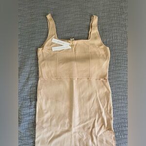 NWT House Of Harlow 1960 Pink Blush Compression Skirt Crop Top Set Size L